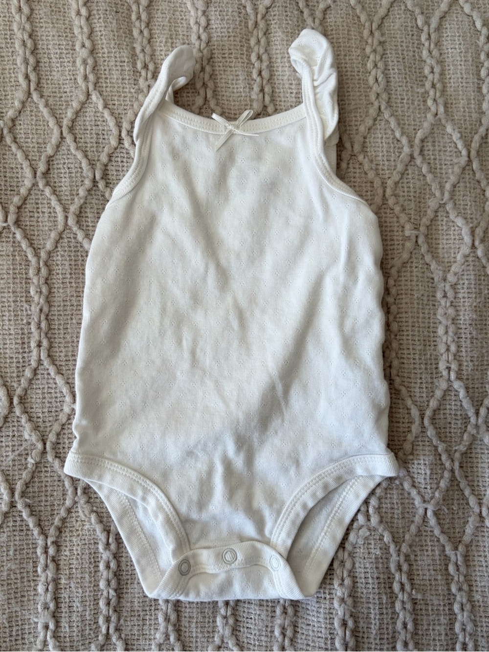 Carter’s Classic White Baby One-Piece Bodysuit